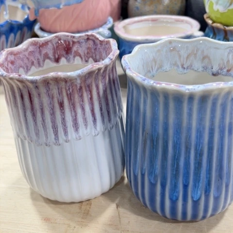 陶瓷满9元发货都是福利花盆