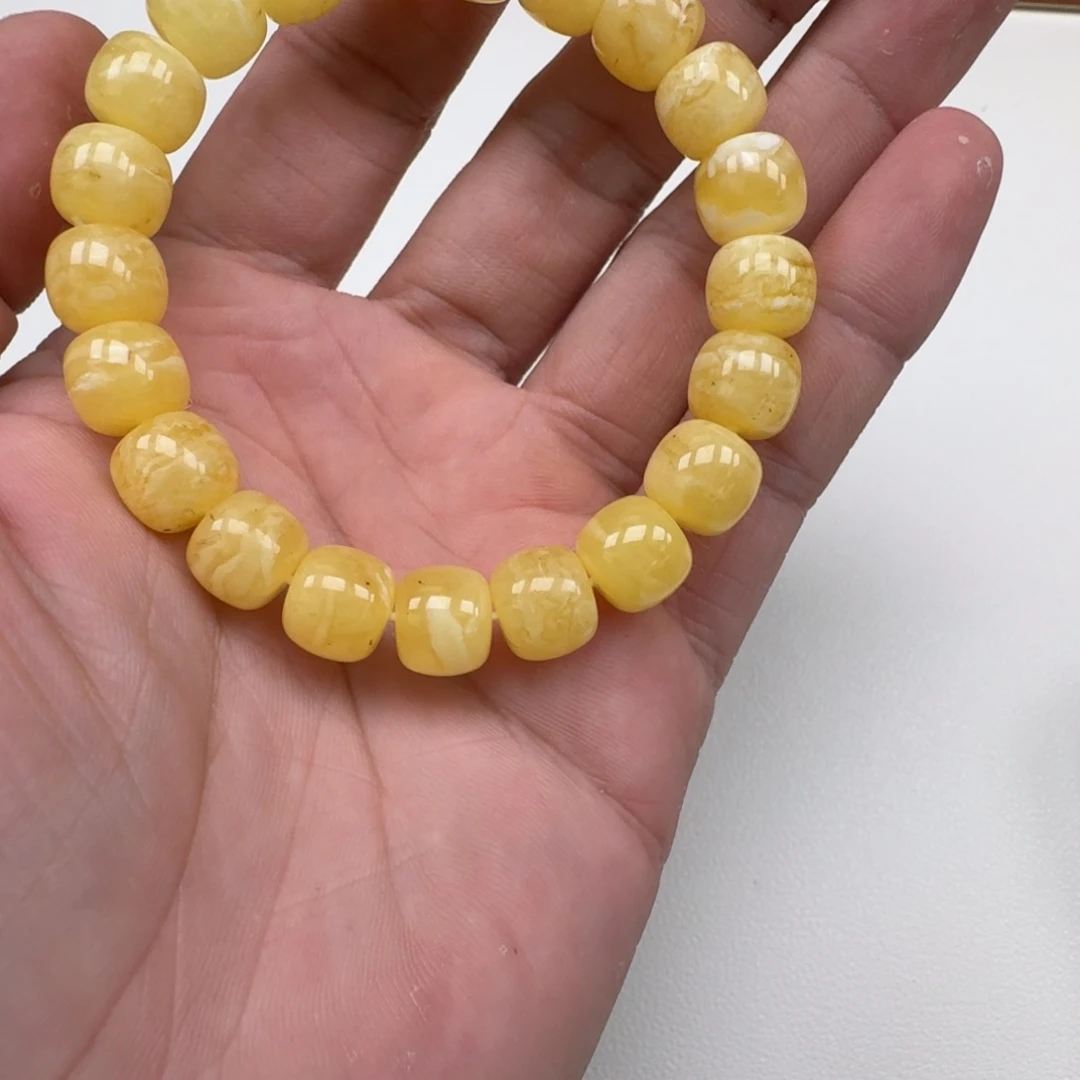 手链琥珀未镶嵌10 mm精工老型微微瑕