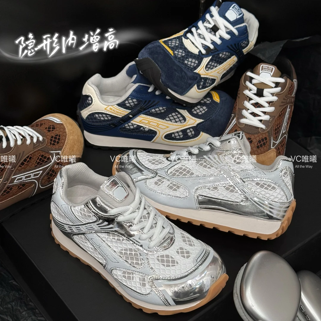 VC唯曦｜一博同款银角大王阿甘鞋夏日透气内增高自然厚底慢跑鞋