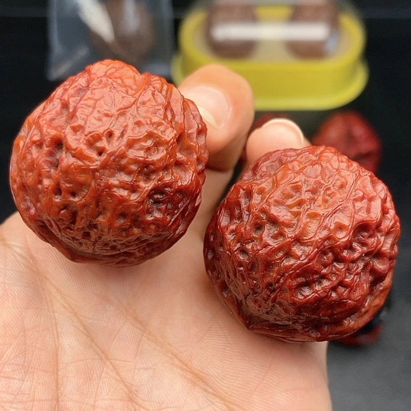 【闪购商品】把件文玩核桃40尺蛇皮元宝