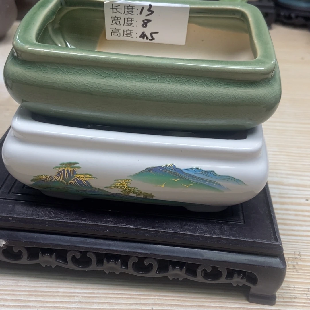 瓷片陶瓷花盆陶瓷艺术