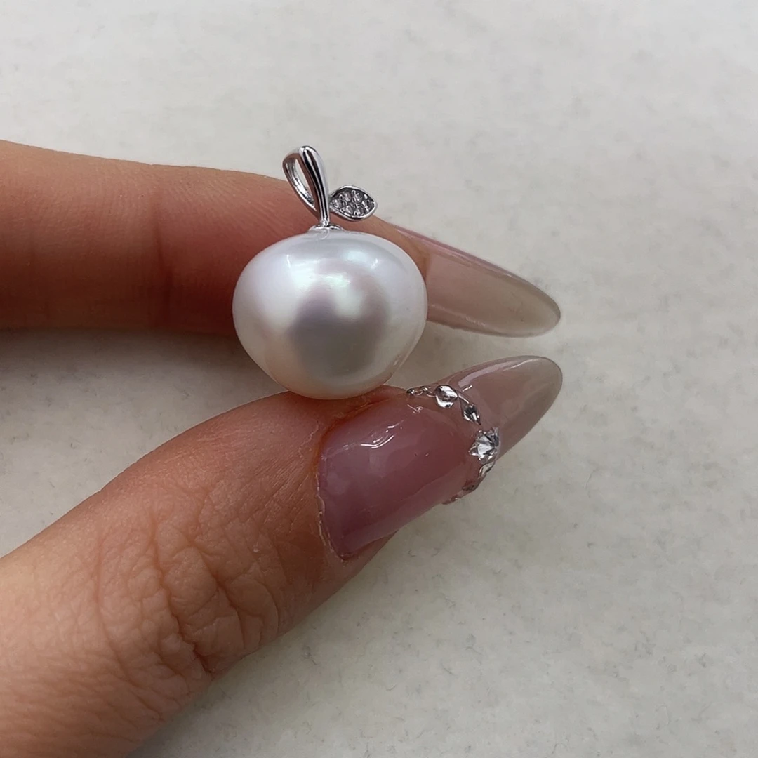 颈饰海水珍珠银S925镶嵌