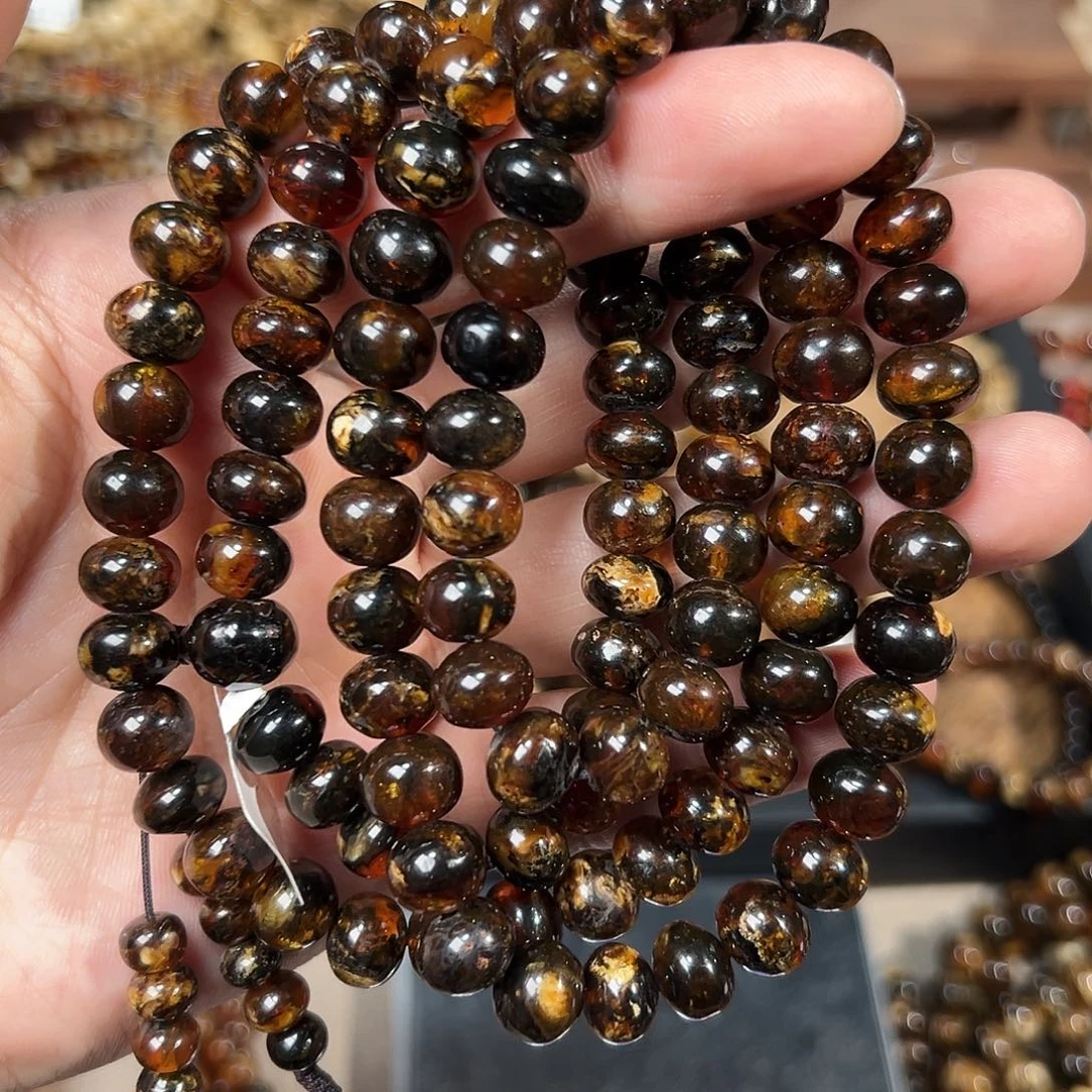 裸石琥珀未镶嵌暖***生