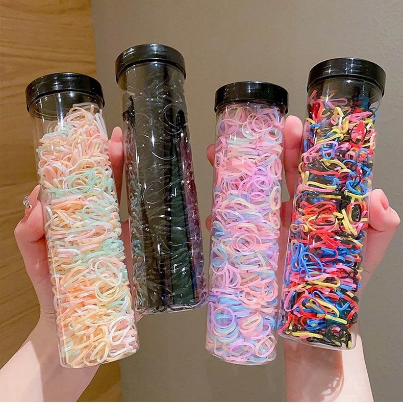 儿童高弹力不伤发一次性皮筋小女孩发绳发圈宝宝头绳橡皮筋女扎头