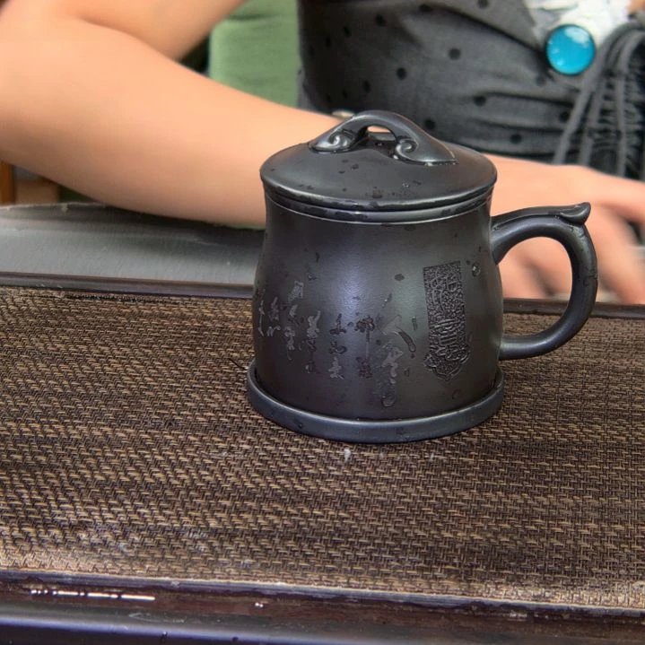 茶杯紫砂高货放漏