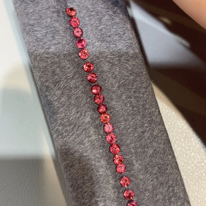 石榴石裸石未镶嵌21粒