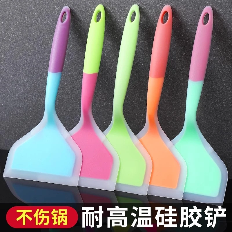 烙饼硅胶铲子不粘锅玉子烧专用不伤锅煎铲油刷耐高温家用煎饼锅铲