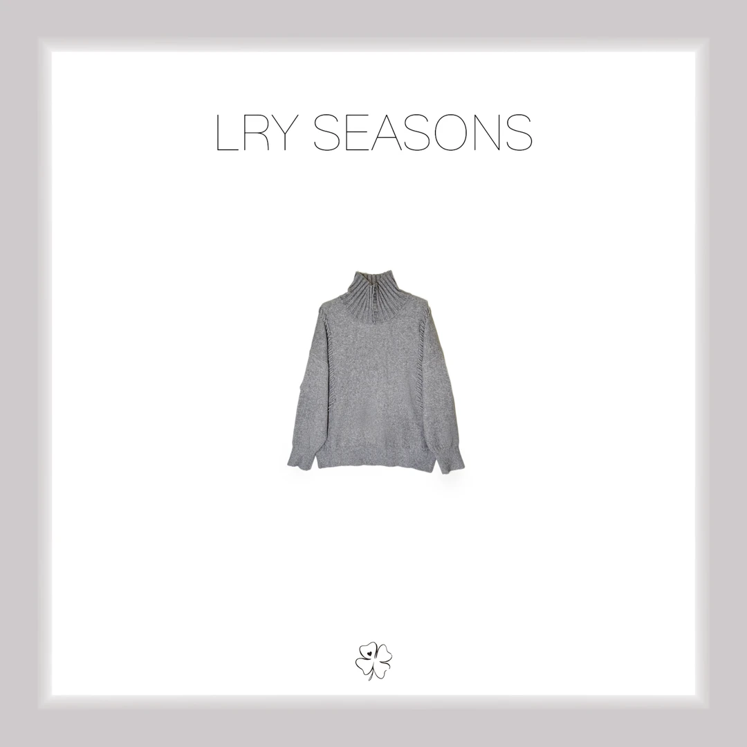 LRY SEASONS |高领编绳休闲显瘦保暖毛衣25652