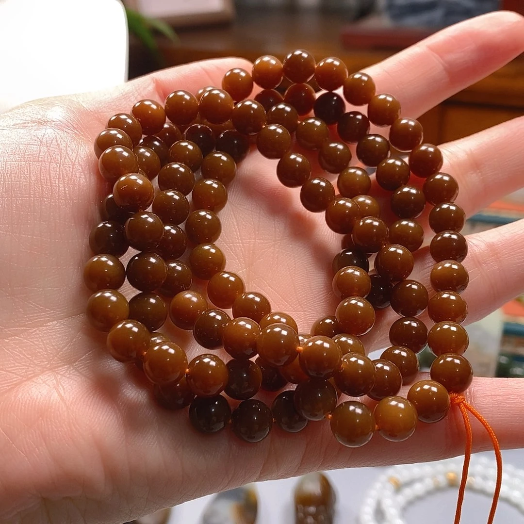 和田玉手串未镶嵌