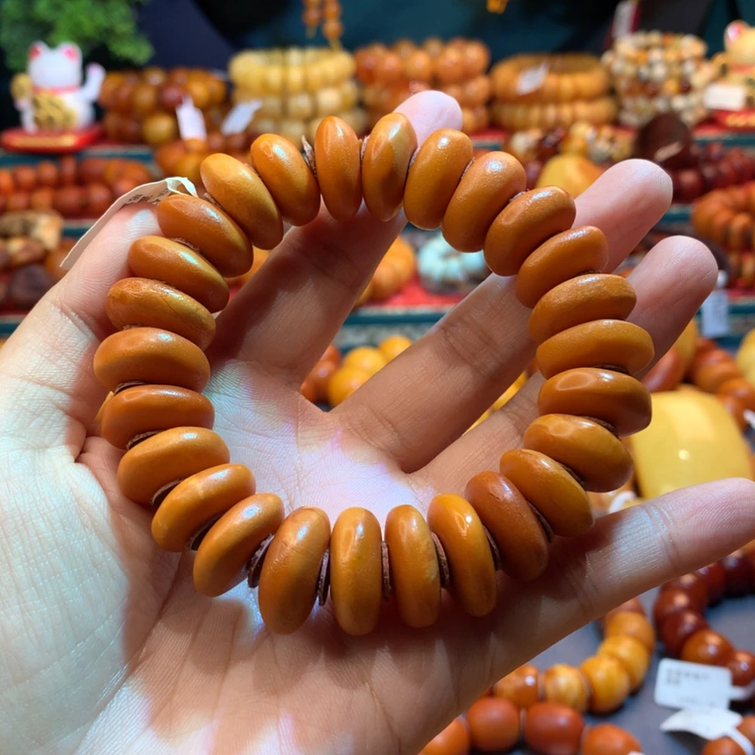 【闪购商品】蜜蜡手串未镶嵌狮*座蜜蜡手串