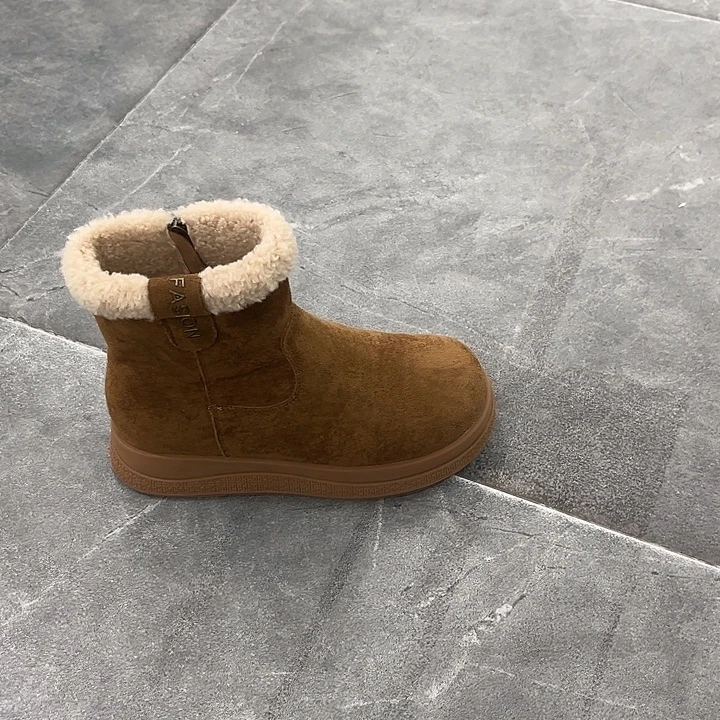 雪地靴卡莱特斯008200驼色36