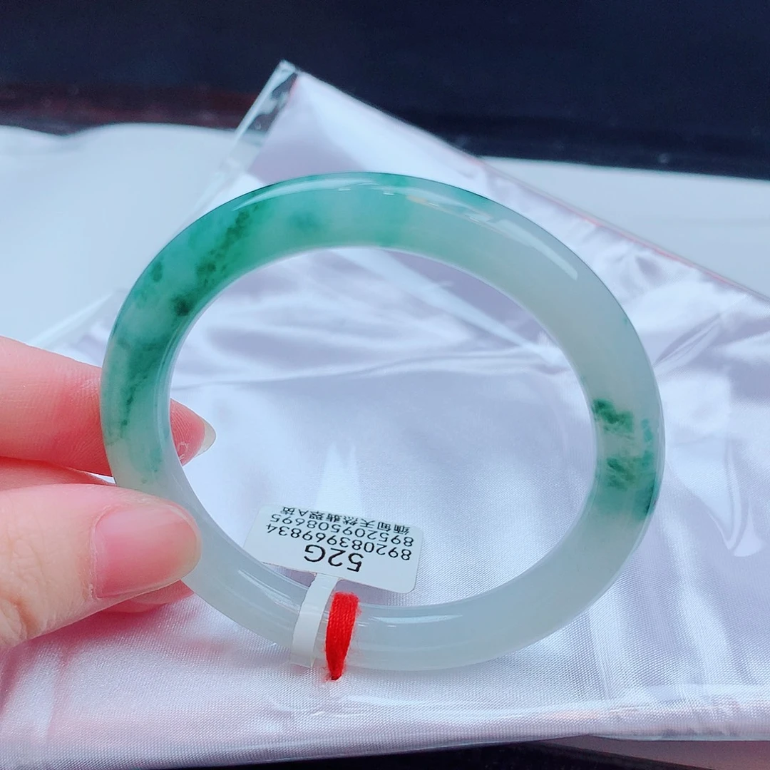 翡翠未镶嵌手镯缅甸天然翡翠A货手镯