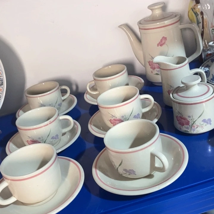 瓷片三厂炻器瓷茶具15头
