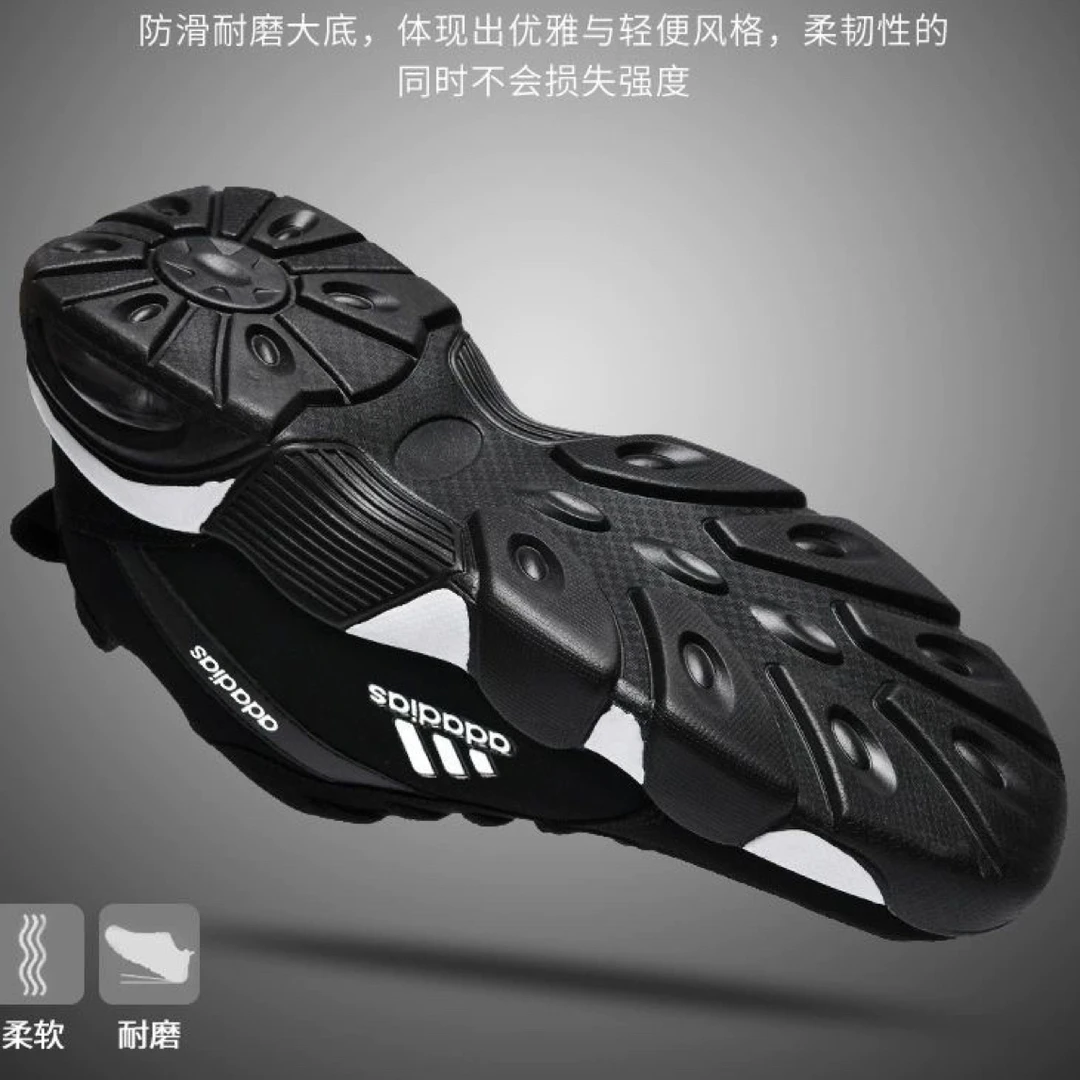 阿迪精选秋冬时尚运动男鞋软底舒适休闲鞋男士气垫减震跑步鞋防滑