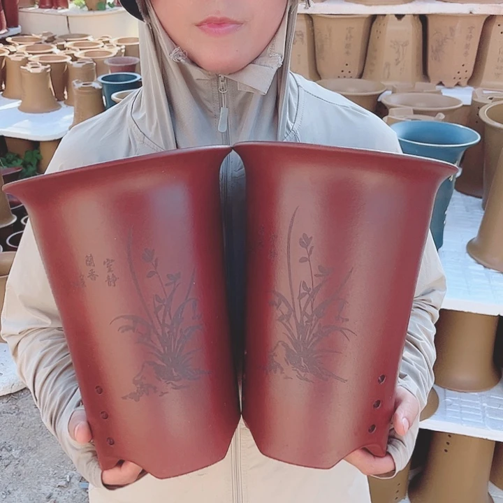 紫砂花盆宜兴紫砂精品花盆