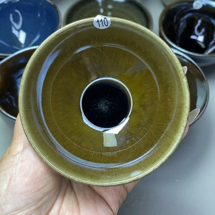 茶盏建窑建盏柴烧主人杯