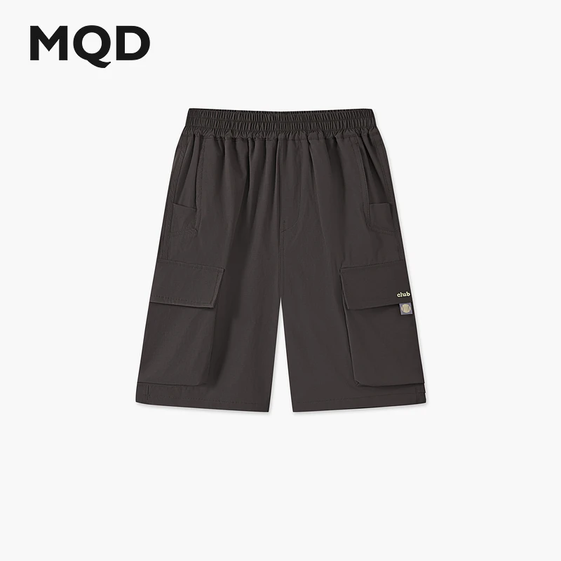 MQD童装25夏季新品工装休闲户外露营轻量化五分休闲裤9652W1547