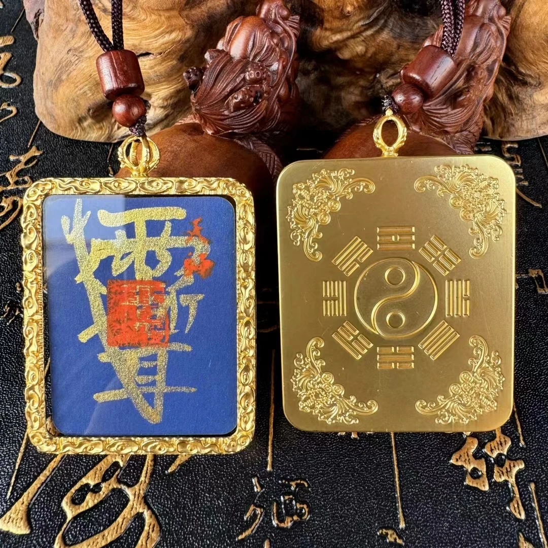 紫薇讳唐卡吊坠雨渐耳挂件项坠挂脖纯手绘【龙虎山】