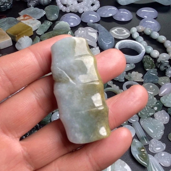 翡翠未镶嵌颈饰天然翡翠