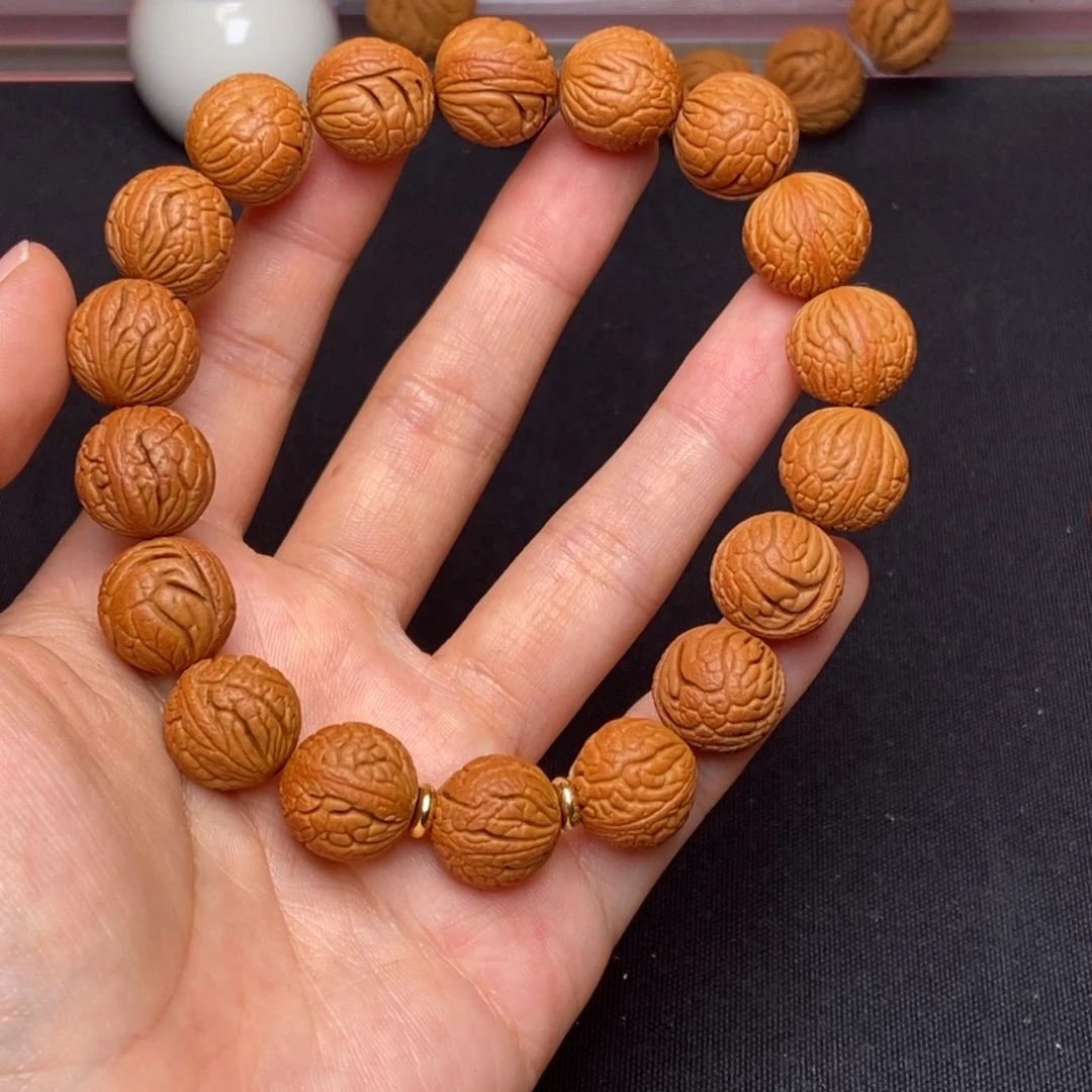 桃核手串秦岭龙纹桃核手串