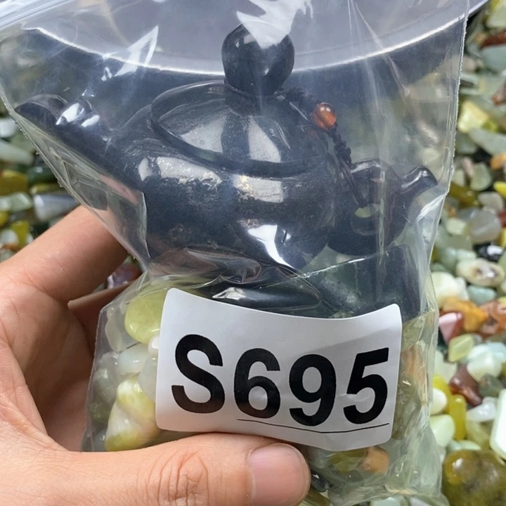蛇纹石玉未镶嵌鱼缸石