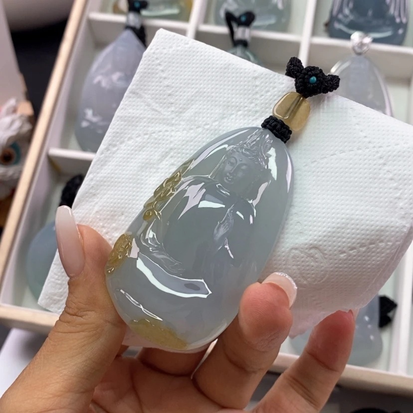 【闪购商品】翡翠未镶嵌颈饰W*生翡翠