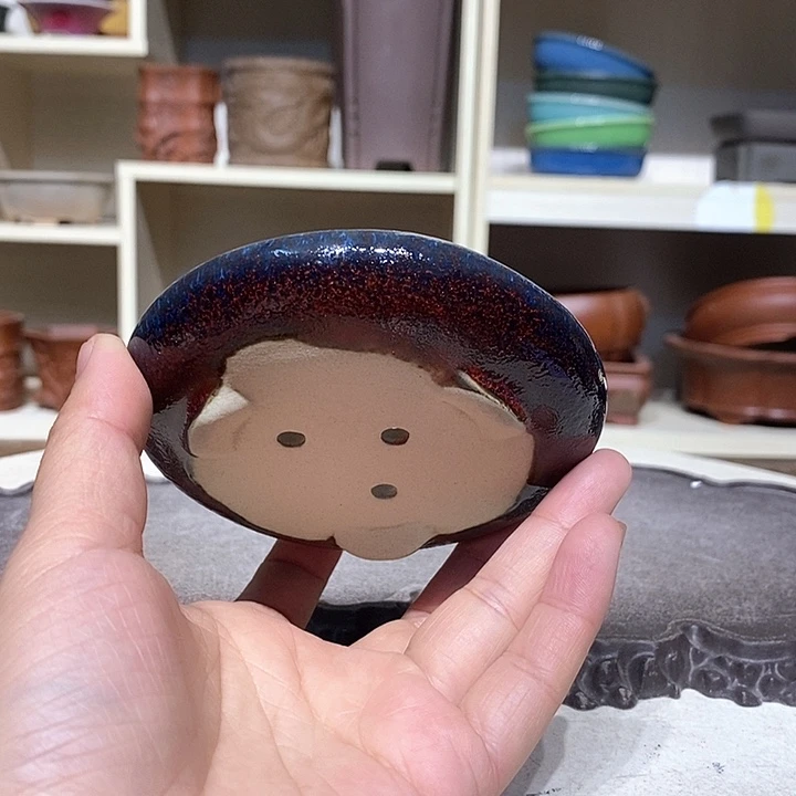 紫砂花盆瑕疵3-8。。。