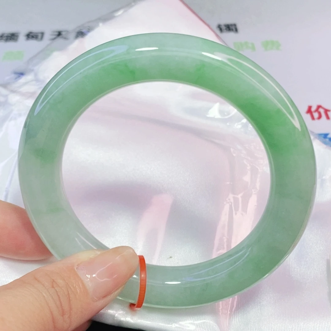 未镶嵌手镯翡翠58.8胖圆镯