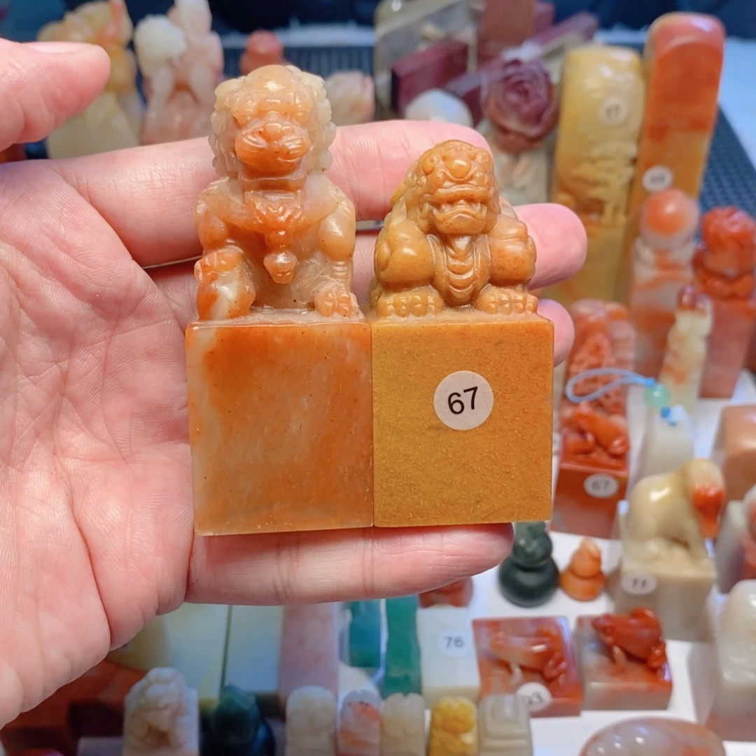 寿山石印石?*手工篆刻