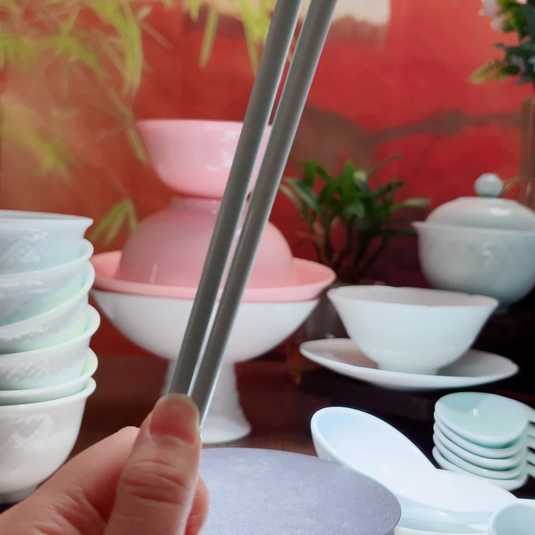 琉璃手工艺品景德镇陶瓷高温陶瓷筷子