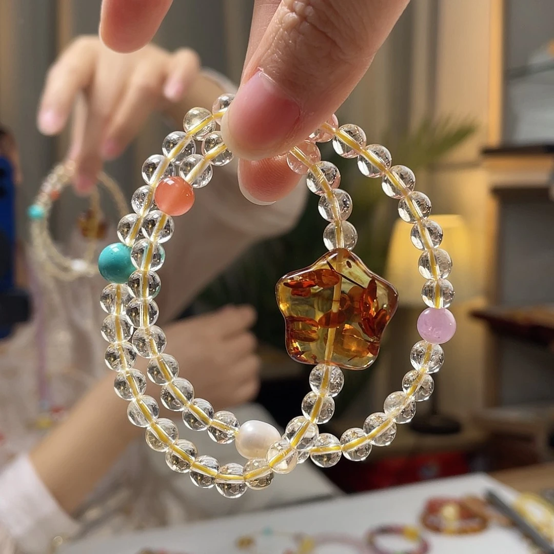 琥珀手链未镶嵌琥珀手串