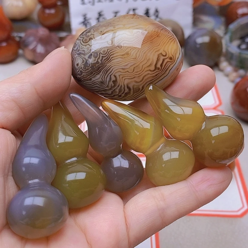 【闪购商品】未镶嵌玛瑙/玉髓珠宝半成品晴****)