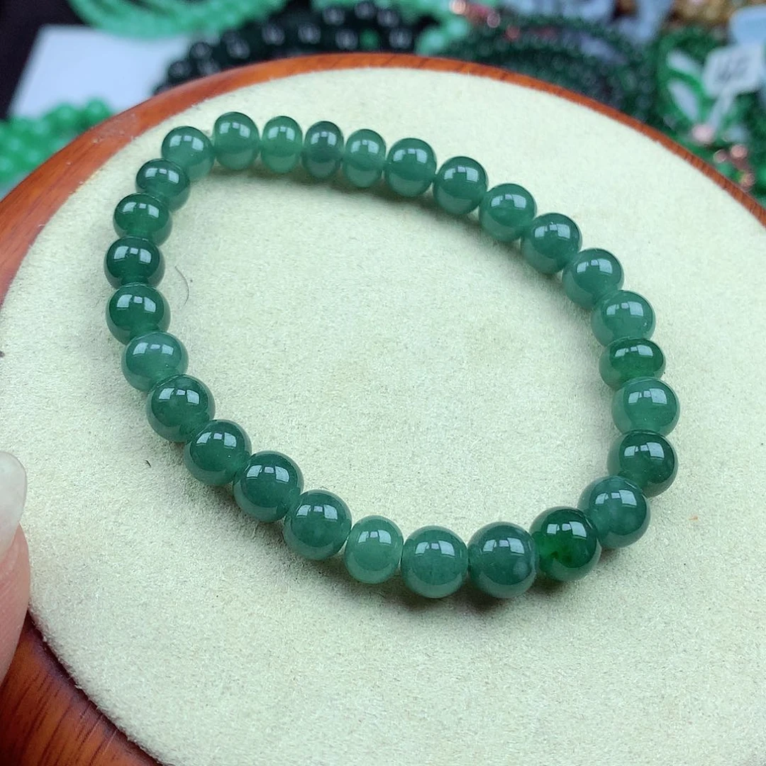 翡翠颈饰14K金镶嵌手串