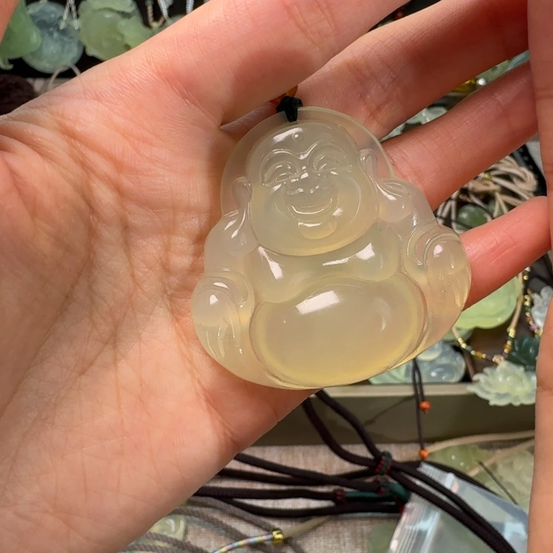 蛇纹石玉项链未镶嵌