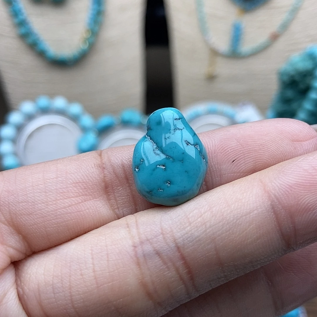 绿松石未镶嵌玉化随行