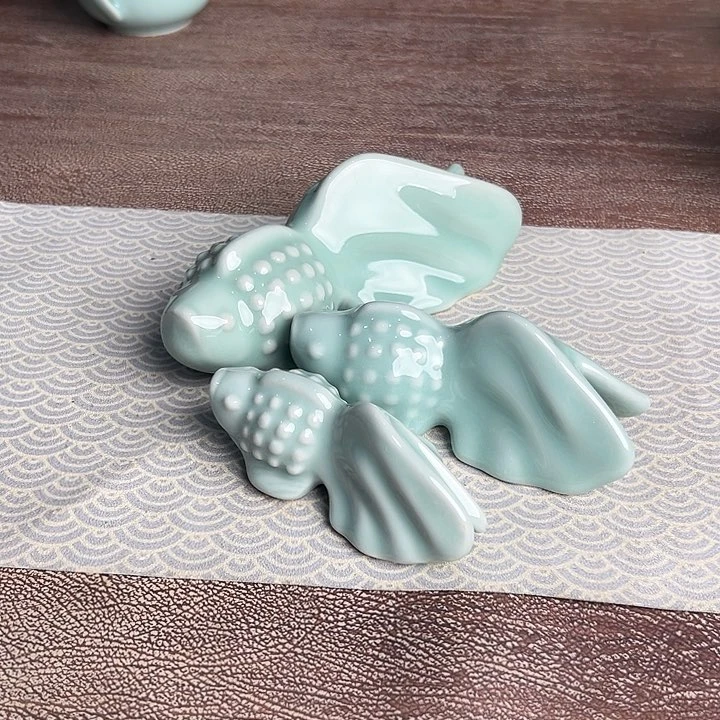 龙泉云间青瓷小米茶器