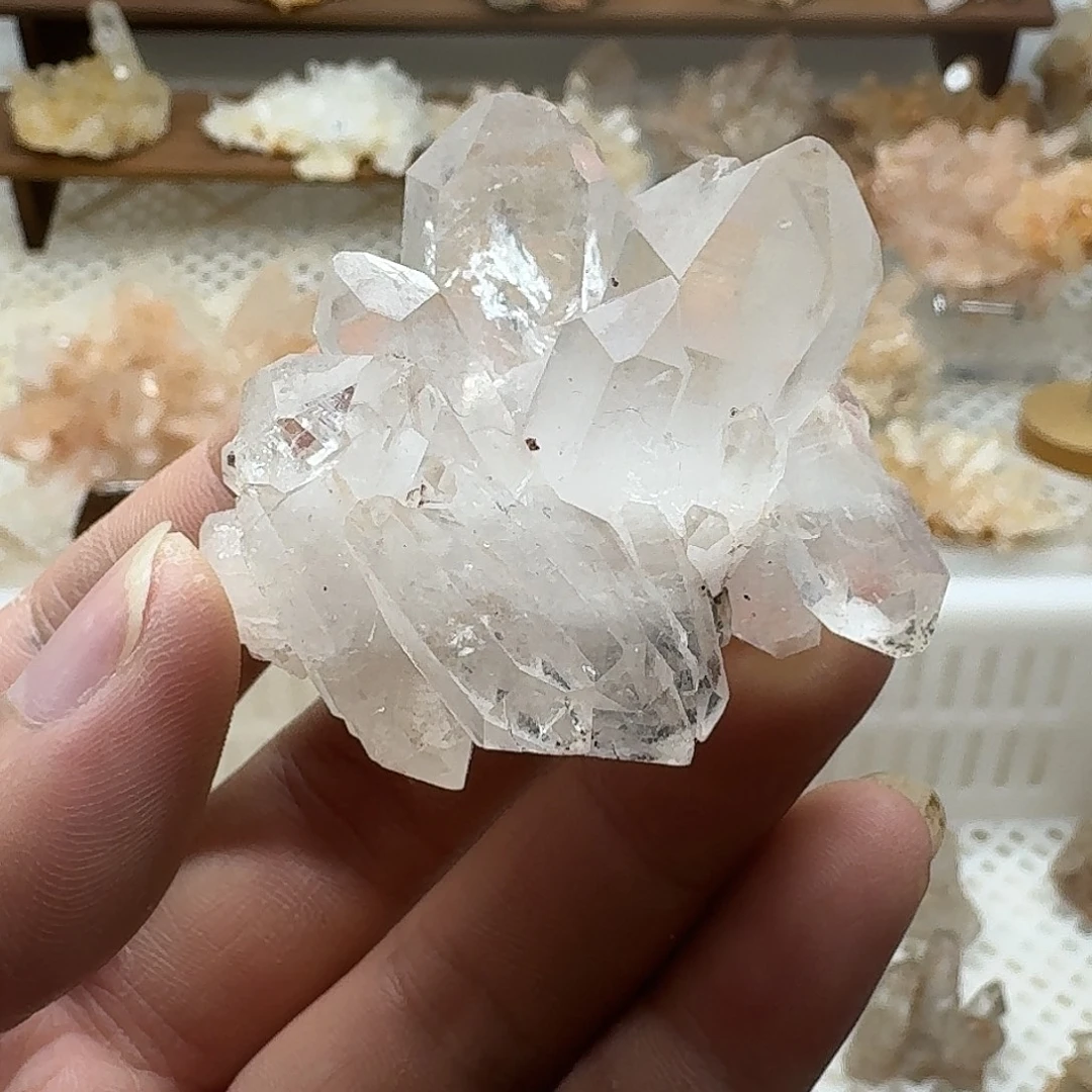 银S925镶嵌珠宝半成品水晶2