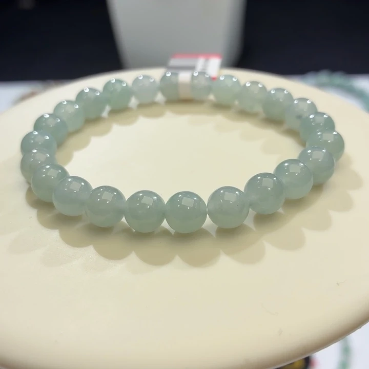 翡翠未镶嵌手链卡7.6