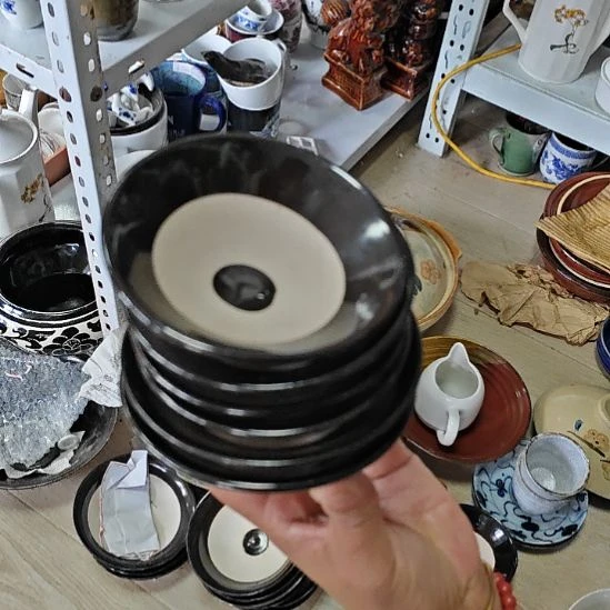 瓷片六只小茶碗,,