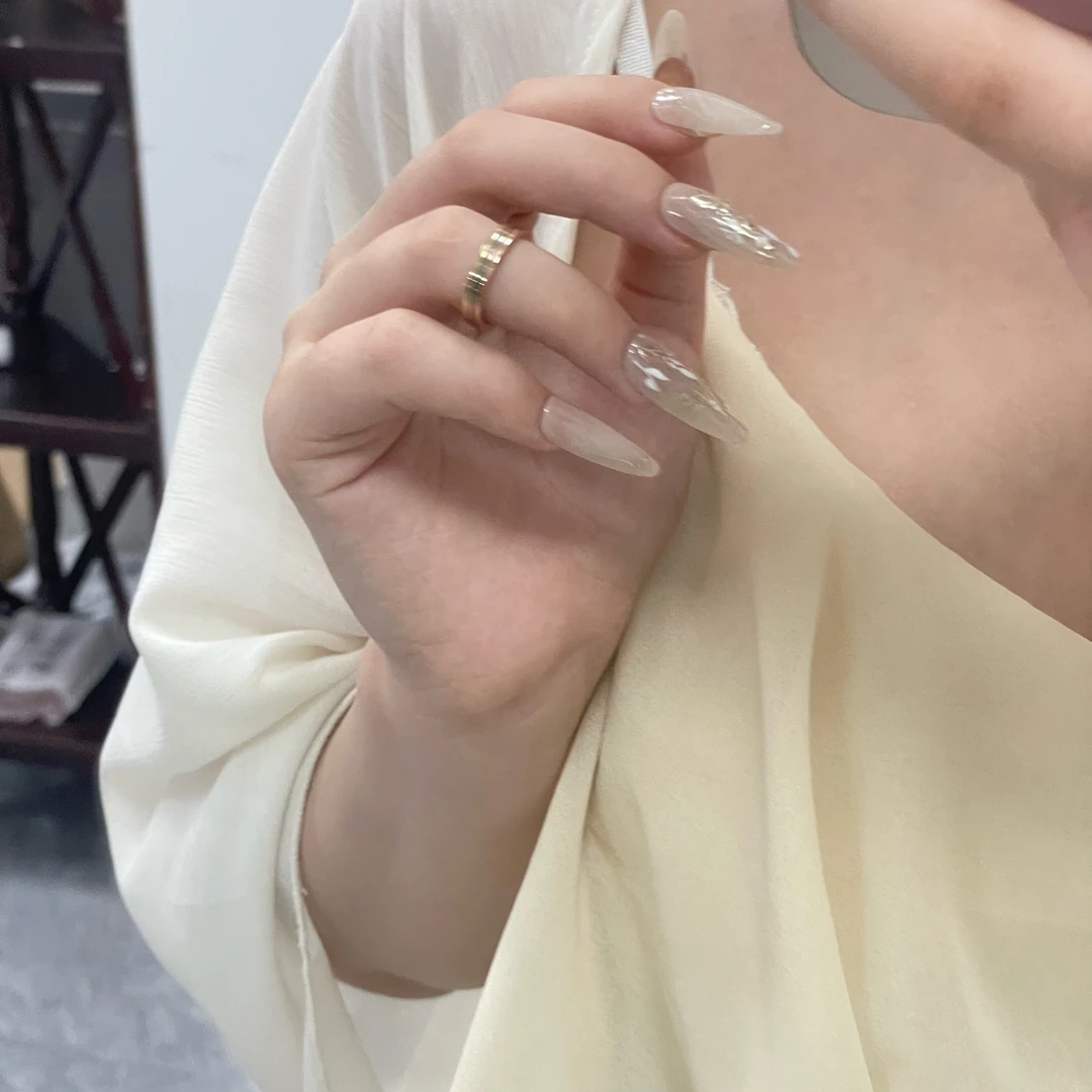 95新 Cartier/卡地亚 虎奢甄选三色金戒指49号码圈口