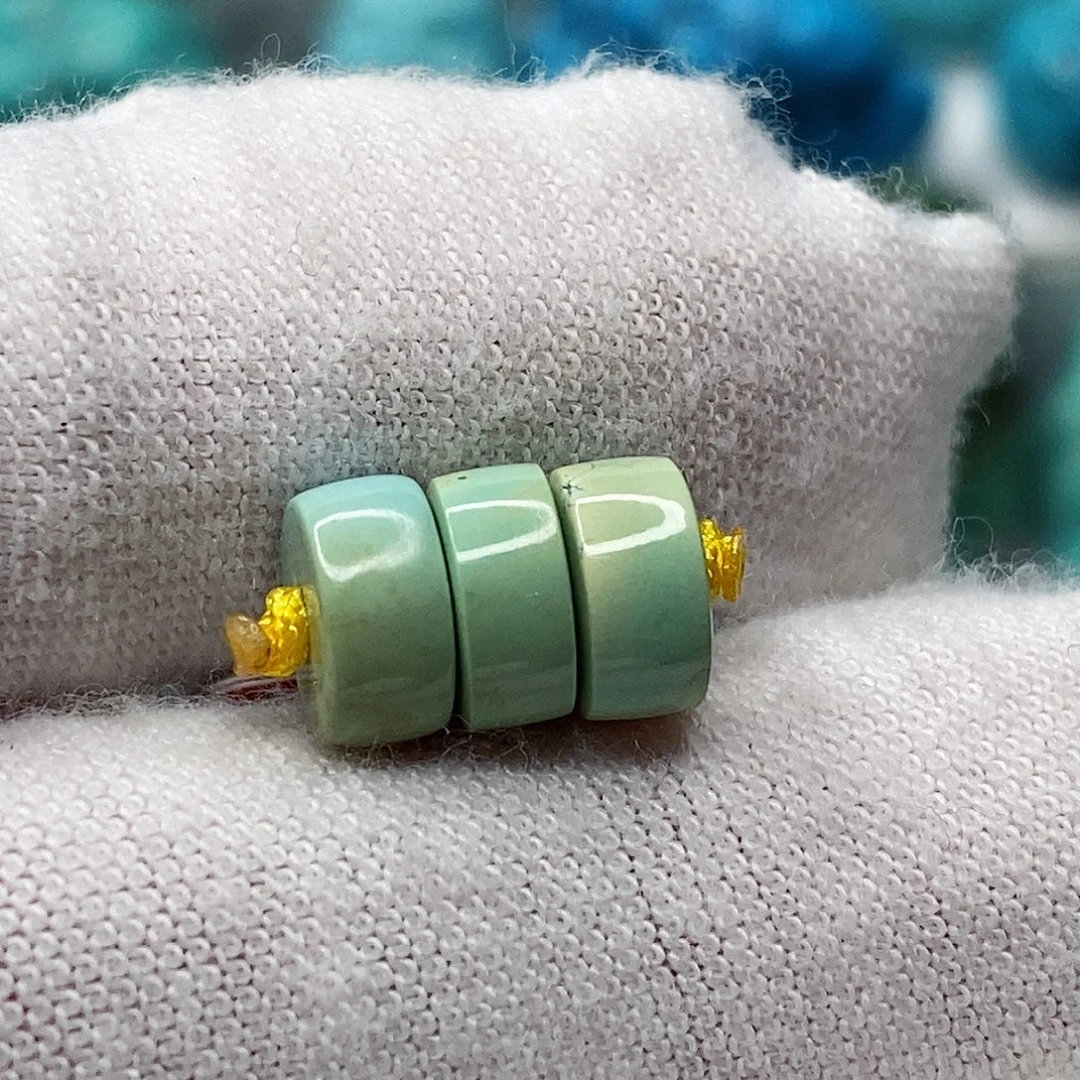 绿松石未镶嵌天然原矿 地大质检