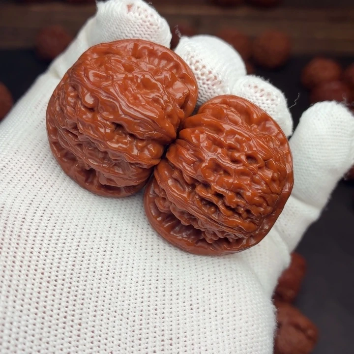 猴头核桃吊坠闷白456.13. WY#00#