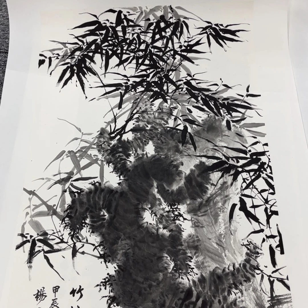 国画杨秀锋老师四尺三开绘画有托底