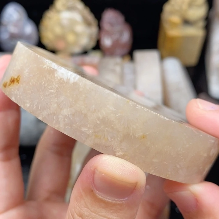 未镶嵌手镯硅化玉