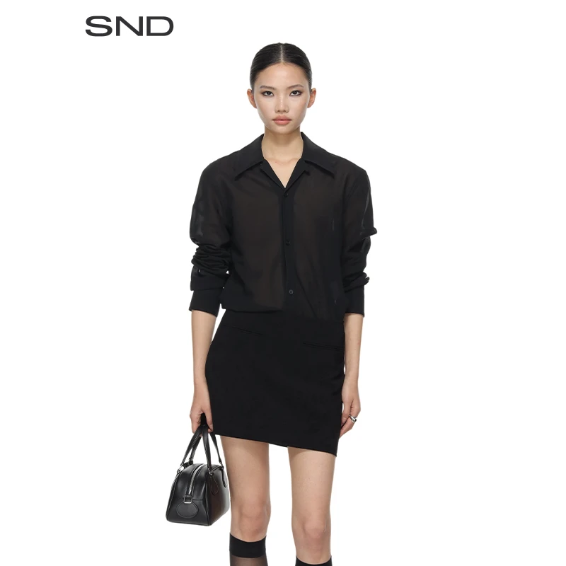 【SNDCOURREGES 设计师品牌】SND PS25 经典开领衬衫