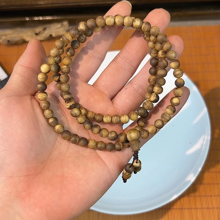 手串沉香06多圈虎斑棋多样性发一条