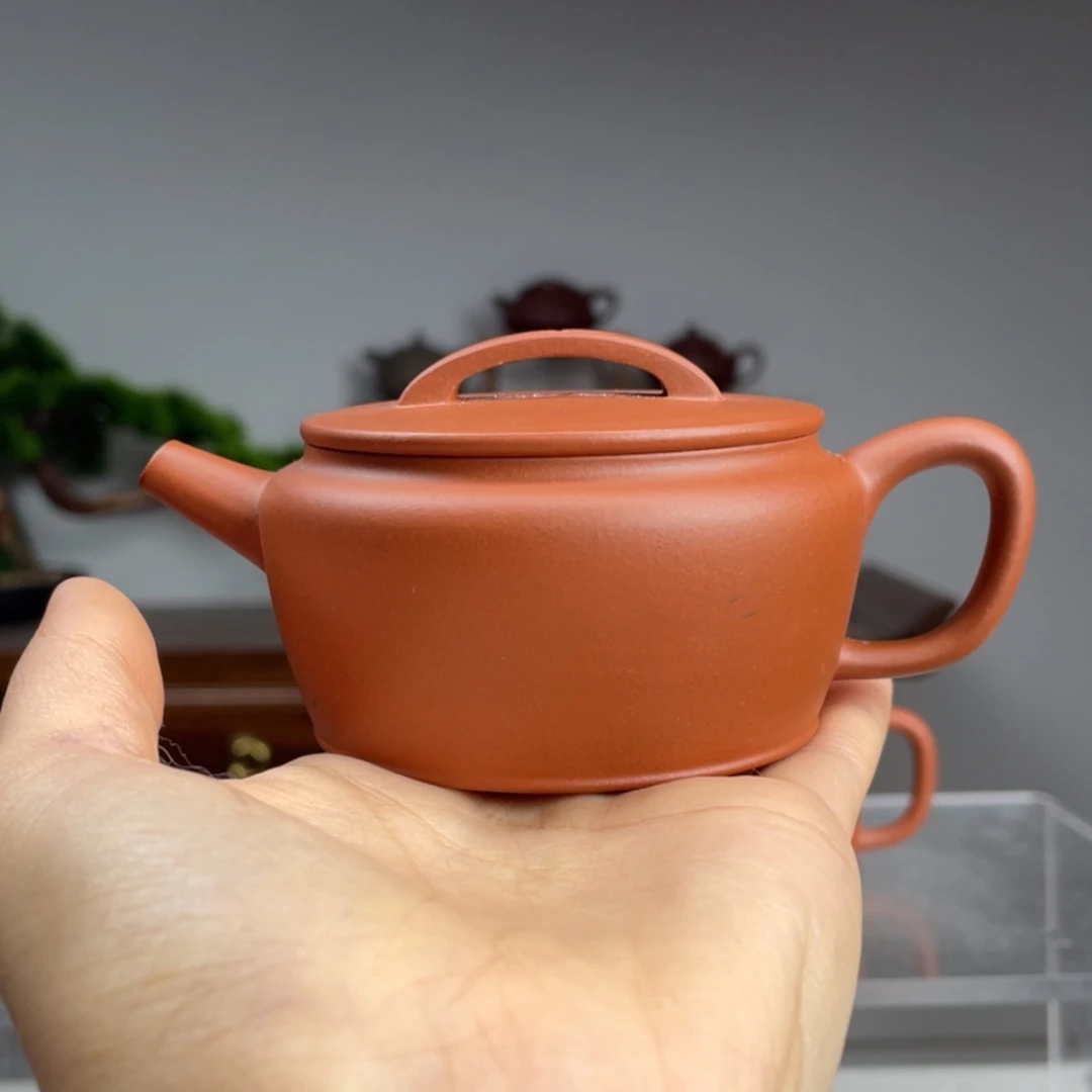 【闪购商品】紫砂茶壶生料朱泥汉瓦容量125cc