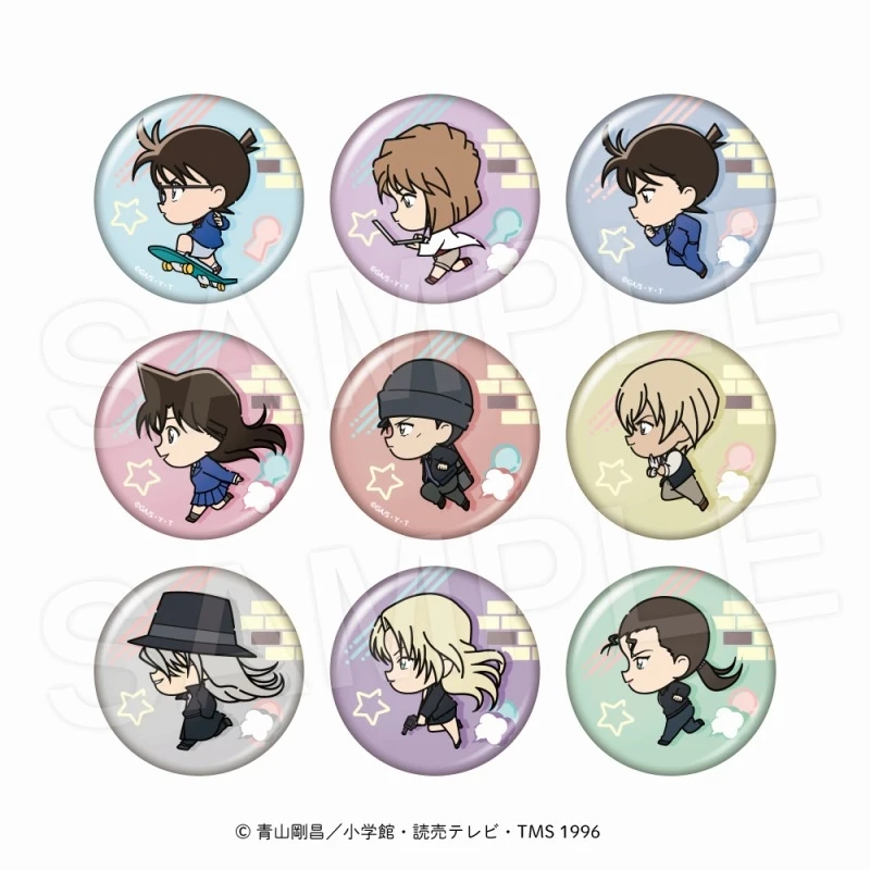 【日谷】名侦探柯南 奔跑吧唧 徽章 盲盒【代拆】DKN