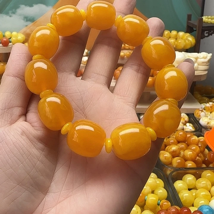 无***味树脂非金属桶珠18素圈的一串的