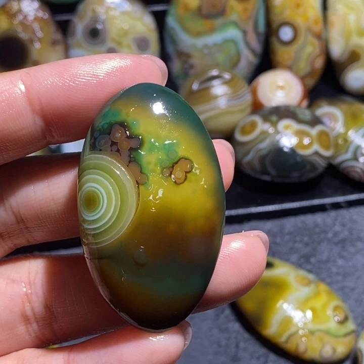 玛瑙/玉髓未镶嵌吊坠(不含链)154